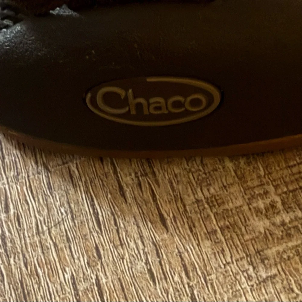 Chaco Z2 Yampa Brown and Orange Coral Flower Cherry Blossom Neutral Sandals - Picture 7 of 8